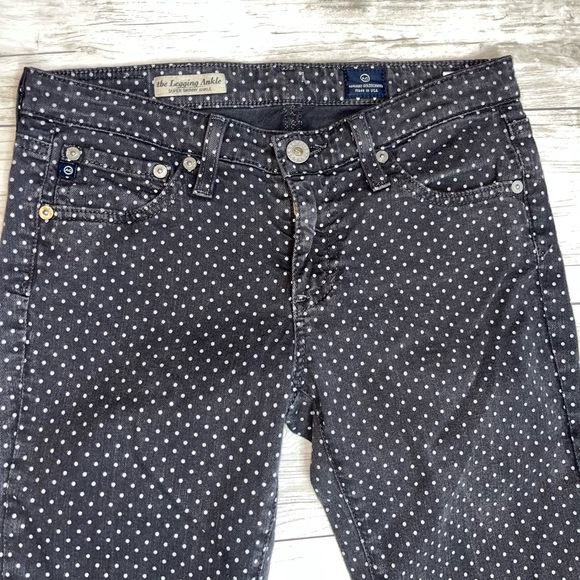 AG Adriano Goldschmied Polka Dot Jeans Size 26R - Picture 2 of 5